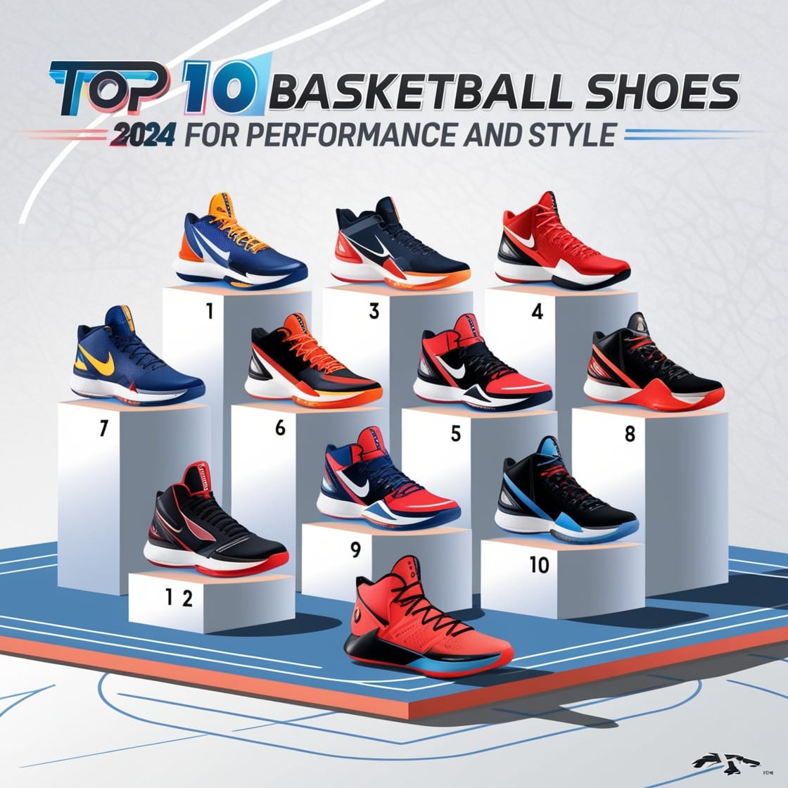 Top 10 Basketball Shoes in 2024 for Performance and Style